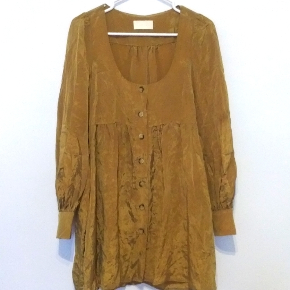 Capulet gold mini dress